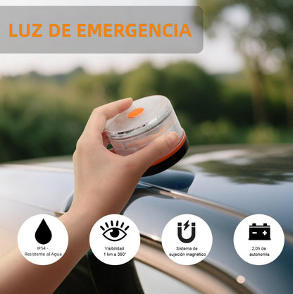 ⭐ÚLTIMAS 3 HORAS: 70% DE DESCUENTO⭐Luz de Emergencia V16 – Aprobada 2026, Magnética IP54 – Cumple con la Normativa 2026