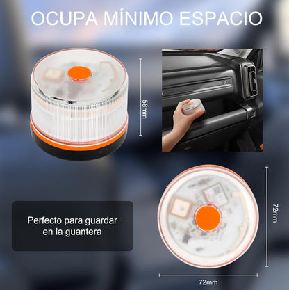 ⭐ÚLTIMAS 3 HORAS: 70% DE DESCUENTO⭐Luz de Emergencia V16 – Aprobada 2026, Magnética IP54 – Cumple con la Normativa 2026