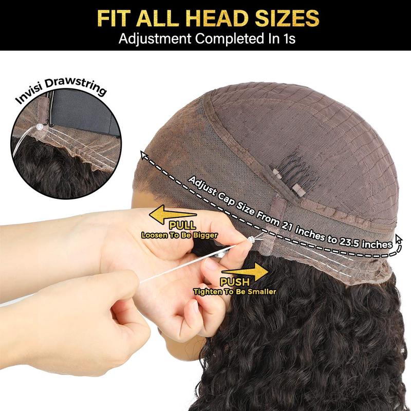 Sale Happening Now:70%OFF — Kinky Straight 360 Full Lace Glueless Wig | Pre-Cut & Pre-Plucked